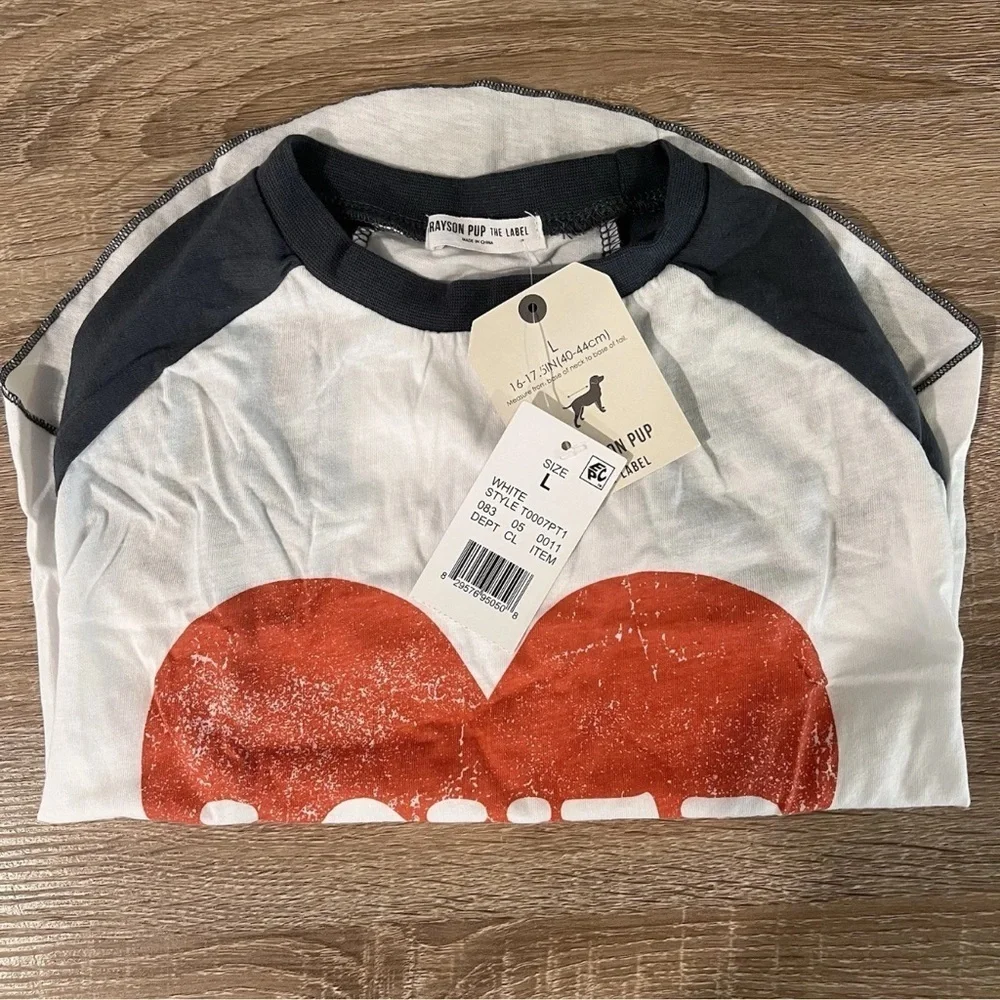 New! Grayson Pup “Loved” Dog Tee – Size Large